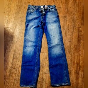 Lucky Brand Blue Straight Leg Jeans Vintage 90s Gene Montasano